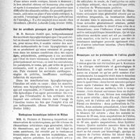 1359 - Page 1316 - Partie scientifique. L'actualité scientifique. La Presse. Traitement des rétrécissements de l’oesophage consécutifs à l’absorption de lessive / Sur les accidents provoqués par l’insulinothérapie [(Revue Médicale français, février 1939.)] / Biotropisme bismuthique indirect de Millan [(Paris-Médical; 4 mars 1939.)] / Remarques sur les perforations de l’utérus gravide [(Bratisl. Avské Lekarske Listy, février 1939.)]