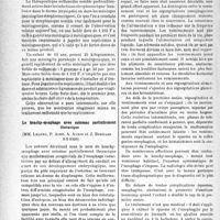 1361 - Page 1318 - Partie scientifique. L'actualité scientifique. Les Sociétés Savantes. Paris. Société médicale des hôpitaux de Paris. Méningite à méningocoques compliquée de septicémie à méningocoques, (3-2-1939) / Le brachy-oesophage avec estomac partiellement thoracique, (8-2-1939)