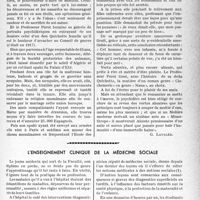 1372 - Page 1329 - Partie professionnelle. Bulletin de l’Actualité. Les vertus abusives / L'enseignement clinique de la médecine sociale