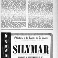 1384 - Page LV-1341 - A travers l’officiel. Tableau de concours pour la Légion d'honneur, (Année 1939). Service de santé / Service de santé militaire