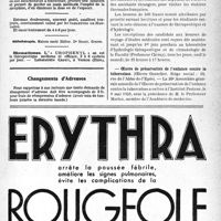 1400 - Page VII-1357 - Renseignements / Dernières nouvelles. Bourses de voyage d’études médicales aux stations thermales / Oeuvre de préservation de l’enfance contre la tuberculose