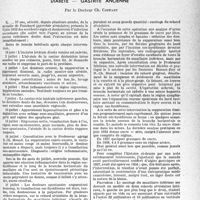1418 - Page 1375 - Partie scientifique. Travaux originaux. Pyorrhée alvéolaire compliquée du maxillaire inférieur diabète — gastrite ancienne, par le Docteur Ch. Coffart