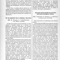 1427 - Page 1384 - Partie scientifique. L’actualité scientifique. Les Sociétés Savantes. Paris. Société médicale des hôpitaux de Paris. Le rhumatisme chronique déformant xanthomateux, (3-3-1939) / Sur une polynévrite chez un diabétique tuberculeux, (3-2-1939) / Kyste para-ovarien simulant une ascite libre. Intervention chirurgicale. Guérison, (24-2-1939)