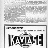 1453 - Page 1410-LX - A travers l’officiel. La Retraite obligatoire du médecin / Démarche de l'Association corporative des étudiants en médecine de Paris au Ministère de la Guerre
