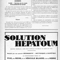 1461 - Page 1418-LXVIII - Correspondance. Questions diverses. Honoraires pour examen d’un enfant victime de mauvais traitements / Accidents. Révision de la rente d'un accidenté du travail