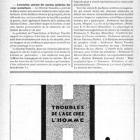 1469 - Page 1426-VIII - Dernières nouvelles. Académie de médecine. — Élection / Association amicale des anciens médecins des corps combattants / Les Journées médicales de Bruxelles