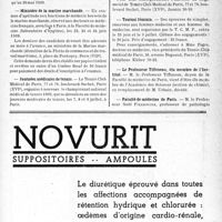 1470 - Page IX-1427 - Dernières nouvelles. Les Journées médicales de Bruxelles / Concours d’accoucheur des hôpitaux de Paris / Ministère de la marine marchande / Journées médicales de tennis / Tournoi féminin / Le Professeur Tiffeneau, élu membre de l’Institut / Faculté de médecine de Paris