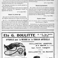 1472 - Page XI-1429 - A travers l’officiel. Assurances sociales / Enfants du premier âge / Hôpitaux psychiatriques / Hygiène publique