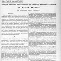 1478 - Page 1435 - Partie scientifique. Travaux originaux. Clinique médicale propédeutique de l’hôpital Broussais-La-Charité. La maladie amyloïde, par le Professeur Maurice Villaret