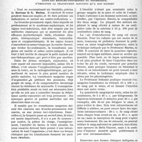 1493 - Page 1450 - Partie scientifique. Travaux originaux. Au chevet des patients. Pour ne pas méconnaître certaines encéphalites de la rougeole / Dans les broncho-pneumonies du nourrisson, n’employer la transfusion sanguine qu’à bon escient [G. Fischer]