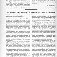 1515 - Page 1472 - Partie professionnelle. Bulletin de l’Actualité. Sages-femmes et pléthore médicale. Considérations sur le vrai et le faux syndicalisme / Des équipes d’accoucheurs de carrière sur tout le territoire