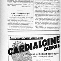 1527 - Page 1484-LXVI - Correspondance. Questions diverses. Examens histologiques pratiqués en collaboration / Conditions du droit à la prorogation du bail