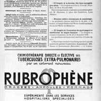1536 - Page VII-1493 - Renseignements / Dernières nouvelles. Académie de médecine / VIe Congrès de la Societas Oto-rhino-laryngologica latina / Réunions médico-chirurgicales de morphologie / XIe Congrès de l’association des gynécologues et obstétriciens de langue français