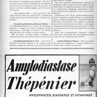 1593 - Page 1550-VIII - Dernières nouvelles. Faculté de médecine de Paris / Association générale des médecins de France / Assemblée générale de la F. E. M / Journée médicale d’Angers