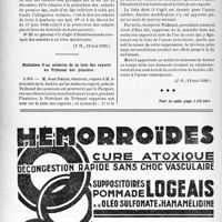 1599 - Page 1556-XIV - A travers l’officiel. Réponses des ministres aux questions des parlementaires. Attributions des Inspecteurs d’hygiène / Radlation d’un médecin de la liste des experts au Tribunal des pensions