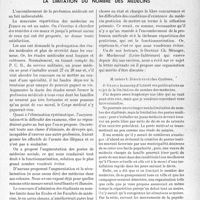1600 - Page 1557 - Propos du jour. L’encombrement de la profession médicale la limitation du nombre des médecins [J Noir]