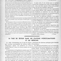 1601 - Page 1558 - Propos du jour. L’encombrement de la profession médicale la limitation du nombre des médecins [J Noir] / La taxe de séjour dans les stations hydroclimatiques et les médecins [J. Noir]