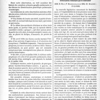 1619 - Page 1576 - Partie scientifique. L’actualité scientifique. Les Sociétés Savantes. Paris. Société médicale des hôpitaux de Paris. Primo-infection tuberculeuse maligne de l’adulte Double chancre d’inoculation pulmonaire. Granulie, (3-3-1939) / Intoxication volontaire par le chloralose, (17-2-1939)