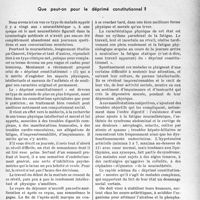 1626 - Page 1583 - Partie scientifique. L’actualité scientifique. Thérapeutique. Que peut-on pour le déprimé constitutionnel ?