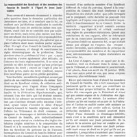 1634 - Page 1591 - Partie professionnelle. L’actualité professionnelle. Informations judiciaires. La responsabilité des Syndicats et des membres des Conseils de famille à l’égard de leurs justiciables