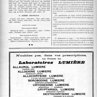 1645 - Page 1602-LX - A travers l’officiel. Tableau de concours pour la Légion d'honneur, (Année 1939). Service de Santé / Admission en 1939 de médecins et de pharmaciens de réserve en stage ou en situation d’activité
