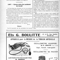 1655 - Page 1612-LXX - Correspondance. Accidents du travail. Responsabilité d’accident survenu à un jardinier / Contre-visite d’un accidenté du travail