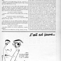 1666 - Page XIII-1623 - A travers l’officiel. Service de santé militaire / Réponses des ministres aux questions des parlementaires. Le tarif de réassurance ne s’impose pas obligatoirement aux Caisses d’Assurances sociales