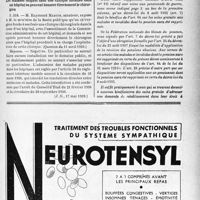 1668 - Page XV-1625 - A travers l’officiel. Réponses des ministres aux questions des parlementaires. Les fournitures pharmaceutiques ne sont pas comprises dans le forfait opératoire (Assurances sociales) / Les malades soignés dans une clinique installée dans un hôpital ne peuvent honorer directement Je chirurgien / Soins aux pensionnés de guerre / Révision des pensions abusives