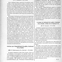 1693 - Page 1650 - Partie scientifique. L’actualité scientifique. Les Sociétés Savantes. Paris. Société médicale des hôpitaux de Paris. Utilisation clinique de l’hormone laetogénique de l’hypophyse, (24-2-1939) / Guérison par l’hépatothérapie des aphtes récidivants de la bouche, (3-3-1939) / A propos du traitement des aphtes récidivants de la bouche. Action de la vitamine P.-P, (17-3-1939)