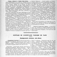 1707 - Page 1664 - Partie professionnelle. Faculté de médecine de Paris. Enseignement et actes de la Faculté / Hôpitaux de l'assistance publique de Paris. Enseignement, concours, avis divers