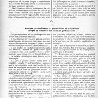 1741 - Page 1698 - Partie scientifique. Travaux originaux. Les eczémas professionnels, par le Professeur Gougerot, (Suite et fin). IX, Immunisations régionales (ou désensibilisations régionales) / X, Eczémas professionnels se généralisant et s'éternisant malgré la cessation des contacts professionnels
