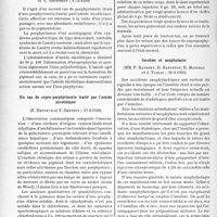 1753 - Page 1710 - Partie scientifique. L’actualité scientifique. Les Sociétés Savantes. Paris. Société médicale des hôpitaux de Paris. Sur un cas d’uro-porphyrinurie traité par l’amide nicotinique, (17-3-1939) / Un cas de copro-porphyrinurie traité par l’amide nicotinique, (17-3-1939). Insuline et anaphylaxie, (31-3-1939)