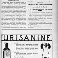 1772 - Page LV-1729 - Correspondance. Déontologie. A propos des dénigrements inter confraternels / Application des tarifs d’honoraires. a) Accidents du Travail. Quelques questions intéressantes à fixer