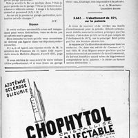 1776 - Page LIX-1733 - Correspondance. Fiscalité. Patente sur le garage d’une automobile / L'abattement de 10% sur la patente
