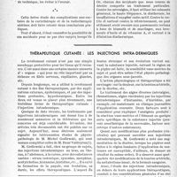 1799 - Page 1754 - Partie scientifique. Travaux originaux. Les complications ano-rectales de la curiethérapie et de la radiothérapie utérines, par MM. Pierre Oury, et Étienne Péraly. 3° Rétrécissement du rectum / Thérapeutique cutanée : les injections intra-dermiques [P. Lacroix]