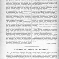 1815 - Page 1770 - Partie professionnelle. Bulletin de l'Actualité. Les intoxications professionnelles par l’aniline et les aminés aromatiques [Dr Guy Hausser] / Dentistes et génies en Allemagne [Ph. Dally]