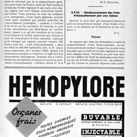 1826 - Page LIII-1779 - Correspondance. Application des tarifs d'honoraires. Assurances sociales. Accouchement dystocie / Remboursement des frais d’accouchement par une Caisse