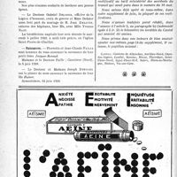 1843 - Page 1792-X - Dernières nouvelles. Hôpitaux de Lyon. Externat / Mariages / Naissances / Tarif des accidents du travail / Rectificatif