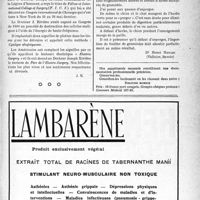 1846 - Page XIII-1795 - A travers l’officiel. Hommage rendu à New-York au Docteur Joseph Rivière / A propos de queues d'asperges.... Quelques précurseurs... ! [Dr Henri Notari]