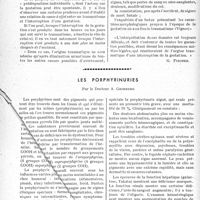 1863 - Page 1812 - Partie scientifique. Travaux originaux. La clinique obstétricale au goût du jour. Un traumatisme accidentel réagit essentiellement sur la gestation, en raison de son siège et de la prédisposition individuelle, d’après Fr. Lepage [G. Fischer]. L’influence de la prédisposition individuel / Les porphyrinuries, par le Docteur A. Grimberg