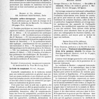 1873 - Page 1822 - Partie scientifique. L'actualité scientifique. Les Livres. Obésité et maigreur. Régimes rationnels, par J.-A. Huet et G. Godlewsky, Jean Flory, éditeu, Paris / Actualités médico-chirurgicaler, Masson et Cie, éditeurs, Paris / Le Guide du remplaçant, Société d’applications pharmacodynamiques / Les plâtres à extension, Georges Rieunau, Maloine, éditeur