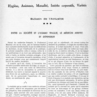 1876 - Page 1825 - Partie professionnelle. Bulletin de l’Actualité. Entre la société et l’homme traqué, le médecin arbitre et défenseur [G. Lavalée]