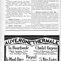 1909 - Page 1858-VIII - Dernières nouvelles. Faculté de médecine de Paris / Académie des Sciences / Docteurs « honoris causa » / Faculté de médecine de Bordeaux / Déjeuner de printemps de l’Umfla 1939