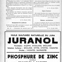 1913 - Page 1862-XII - A travers l’officiel. Assistance médicale en Indochine / Enseignement de la médecine / Légion d’honneur / Hôpitaux psychiatriques