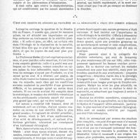 1921 - Page 1870 - Partie scientifique. Travaux originaux. Au chevet des patients. Dans les septicémies, la diarrhée signal d’alarme / C’est une erreur de réduire de problème de la dénatalité à celui des femmes stérile [G. Fischer]
