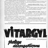 1949 - Page 1898-VIII - A nos lecteurs et à nos correspondants / Dernières nouvelles. Faculté de médecine de Paris / Faculté de médecine de Paris. Clinicat / Clinique médicale des enfants / Médaille du Professeur Collet, de Lyon