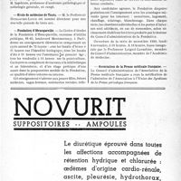 1950 - Page IX-1899 - Dernières nouvelles. Médaille du Professeur Collet, de Lyon / Faculté de médecine de Lille / École de médecine de Tours / Fondation d’Heucqueville / Association de la Presse médicale français