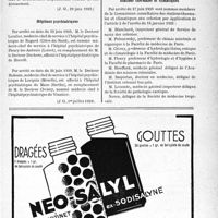 1954 - Page XIII-1903 - A travers l’officiel. Citation à l’Ordre de la Nation / Hôpitaux psychiatriques / Hygiène publique / Stations thermales et climatiques