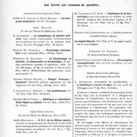 1983 - Page 1932 - Partie scientifique. L'actualité scientifique. Les Livres. Les Livres qui viennent de paraître..