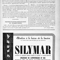 2000 - Page LIX-1949 - A travers l’officiel. Réponses des ministres aux questions des parlementaires. Une femme peut être la salariée de son mari, et toucher à ce titre les allocations familiales. Conditions d’émission d’un assisté médical dans l’hôpital d’une station thermale / Application du tarif des accidents du travail aux chirurgiens-dentistes